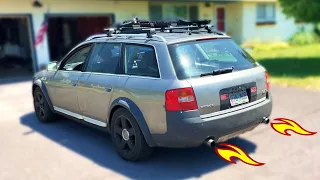 Audi Allroad 2.7t - INSANE TWIN TURBO V6 STRAIGHT PIPE SOUND