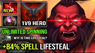 +84% SPELL LIFESTEAL Crazy 1v9 Unlimited Berserk Spin with Octarine Bloodstone Dota 2