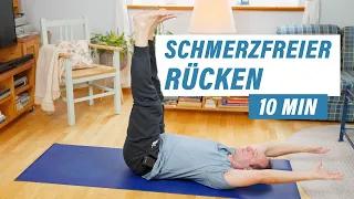 Schmerzfreier unterer Rücken | 10 Minuten sanfte Kräftigung im unteren Rücken