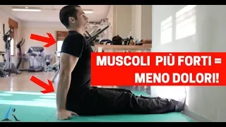 Muscoli più FORTI e più SCIOLTI= MENO DOLORI (allenamento SEMPLICE ed EFFICACE)