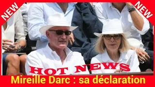 Mireille Darc : sa déclaration bouleversante à son mari, juste avant de mourir