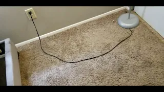 Vacuuming 1Room FULL of DRY dirt just WATCH!!!!!