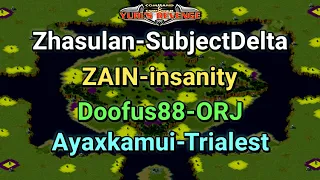 Zhasulan-SubjectDelta vs ZAIN-insanity and others Red Alert 2 Yuri's Revenge Ред Алерт 2 Месть Юрия