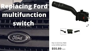 F-150 Multi-function Switch Replacement | DIY | My F-150 Wipers WON'T SHUT-OFF