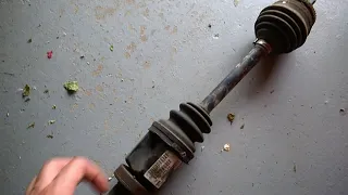 How to check a drive shaft (axle) - you can do this without removing the axle from the car