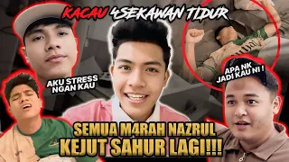 PRANK KACAU TIDUR 4SEKAWAN!!! MASIH BERPUASA?? 4SEKAWAN MENGAM0K BARAN KENA KACAU TIDUR PAGI BUTA?!