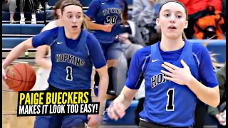 Paige Bueckers Scoring & Court Vision Is TOO Damn ELITE!! Dominates AGAIN for Hopkins