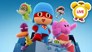 La Ligue des Super-héros 🦸| DESSINS ANIMÉS, VIDEOS pour BÉBÉ en Direct | Pocoyo LIVE en FRANÇAIS