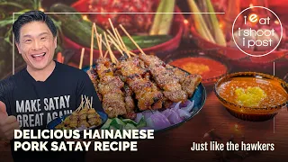 Make Hainanese Pork Satay like the hawkers - ieatishootipost