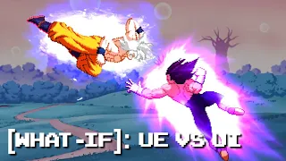 Sprite Animation: Vegeta Ultra Ego vs Goku Ultra Instinct VOICE ACTED!!! [FIXED]