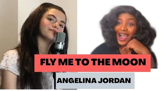 ANGELINA JORDAN "Fly me to the moon"|First time reaction