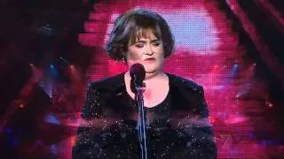 Susan Boyle performing on the The X Factor Australia