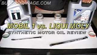 Mobil 1 vs. Liqui Moly - Synthetic Motor Oil Review - Bundys Garage