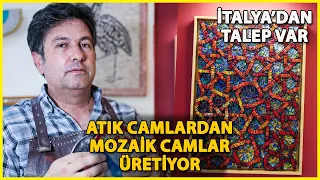 50 Metrekarelik Atölyede, 'Sırrı Gizli' Mozaik Camı Üretiyor