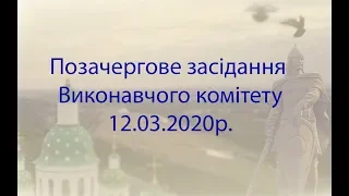 Позачергове засідання виконавчого комітету Лубенської міської ради 12.03.2020 р.