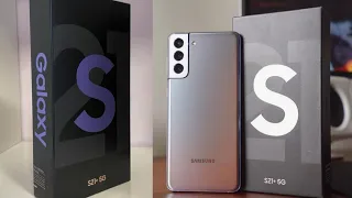 Samsung Galaxy S21 Plus 5G Unboxing & First Look ~ In Hindi, Exynos 2100, 30x Zoom