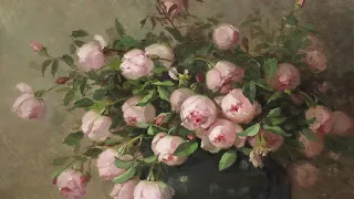 Roses | 4K Art Wallpaper for TV | Vintage Wallpaper | No Soun d| Turn TV into Art Gallery
