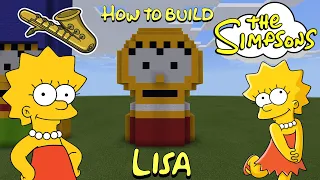 How to Build Lisa Simpson from The Simpsons in Minecraft!!