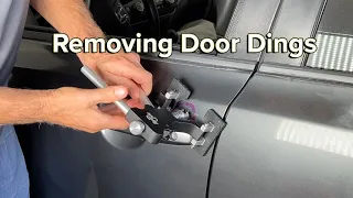 How to remove a door ding or dent