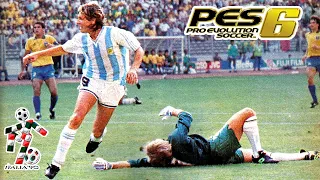 🔴 JUGAMOS CON ARGENTINA EL MUNDIAL ITALIA 1990 EN PES 6 🎮⚽