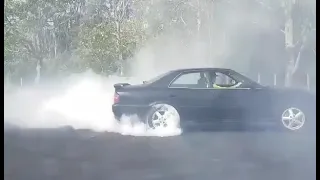 toyota chaser burnout!