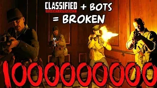 HOW LONG CAN YOU SURVIVE AFK WITH BOTS ON “Classified”? (Call Of Duty Black Ops 4 Zombies)