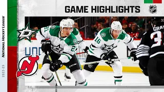 Stars @ Devils 12/13 | NHL Highlights 2022