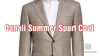 Canali Summer Sport Coat: Part 1