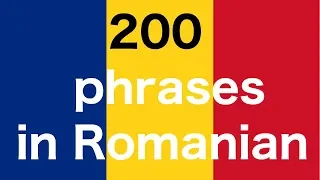 Learn Romanian : 200 phrases in Romanian for Beginners