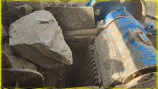 GIANT 👹 Sand Crushing ASMR 🛠️🪨⚒️ How STONE CRUSHER works⁉️ 💁‍♀️How to CRUSH ROCKS ⁉️Jaw/Rock Crusher