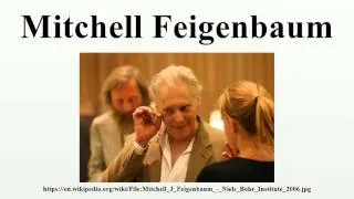 Mitchell Feigenbaum