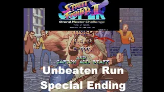 Super Street Fighter 2 X - RYU - HARDEST DIFFICULTY - SPEED 4 - Full Unbeaten Run Special Ending