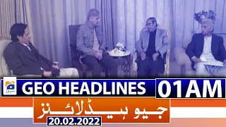 Geo News Headlines Today 01 AM | 20th February 2022