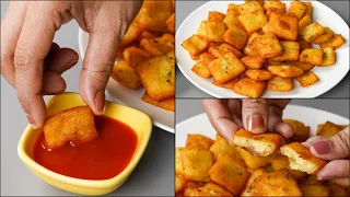 If You Have 2 Potatoes At Home, You Can Make This Crispy Potato Snacks | Aloo Square Snacks Recipe