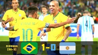 Brazil vs Argentina 1-0 Goal Highlights 16-10-2018 #Superclasico