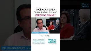 O que você acha, Dilma Roussef parou ou não de fumar? Responde nos comentários!