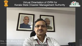 Training programme of IDRN for KERALA State.| NIDM |MHA |GOVT OF INDIA |COVID-19 |DISASTER IN KERALA