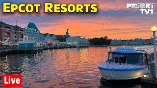 🔴Live: Friday Night Live at the Epcot Resorts with Fireworks - Walt Disney World Live Stream