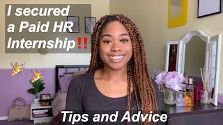 I got a Paid HR Internship!!! Here’s how I did it...