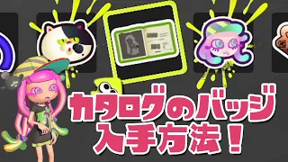 カタログのバッジの入手方法！【スプラトゥーン３】