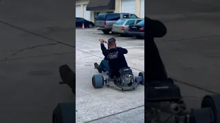 Custom slammed drift trike shreds!! 💨