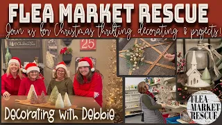 CHRISTMAS THRIFTING HAUL-THRIFT STORE DECORATING AND DIY HOLIDAY HOME DECOR