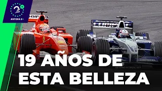 Montoya vs. Schumacher Un sobrepaso para la historia