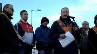 DAY 219 ORANGE ORDER PROTEST PARADE  SPEECH  BY  WILLIAM HUMPHREY D.U.P.