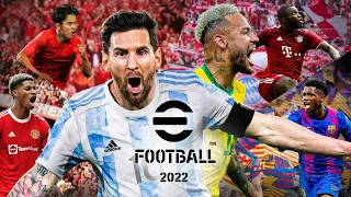 NEW UPDATE EFOOTBALL 2022! AYO RONALDO MESSI NEYMAR!