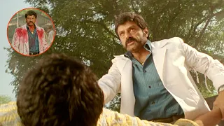 Engal Ayya (Simha) Tamil Movie Scenes | Balakrishna Ultimate Fight with Goons For Disturbing Poor