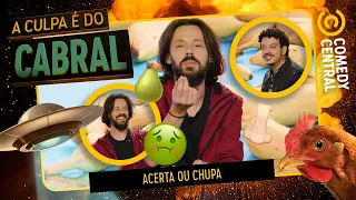 Acerta ou CHUPA! com Nando e Rodrigo | A Culpa É Do Cabral no Comedy Central