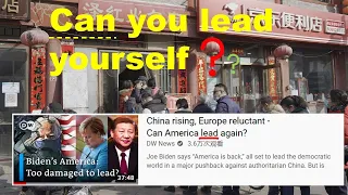 China rising, Europe reluctant - Can America lead again? HI EUROPE! Can you LEAD by yourself?