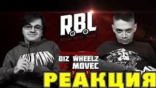 Реакция на RBL: DIZ WHEELZ VS MOVEC (ОТБОР СЕЗОН 2, RUSSIAN BATTLE LEAGUE)