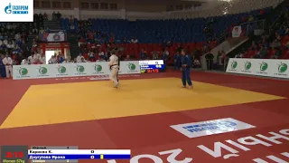 57 kg Карикян К Дзугутова И 13 10 2018 Т4 ЧЕМПИОНАТ РОССИИ ПО ДЗЮДО, ГРОЗНЫЙ 2018